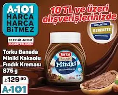 TORKU BANADA MİNİKİ KAKAOLU FINDIK KREMASI